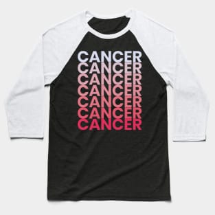 Cancer Zodiac Sign Baseball T-Shirt